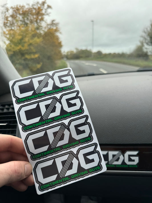 CDG Logo Stickers x 4